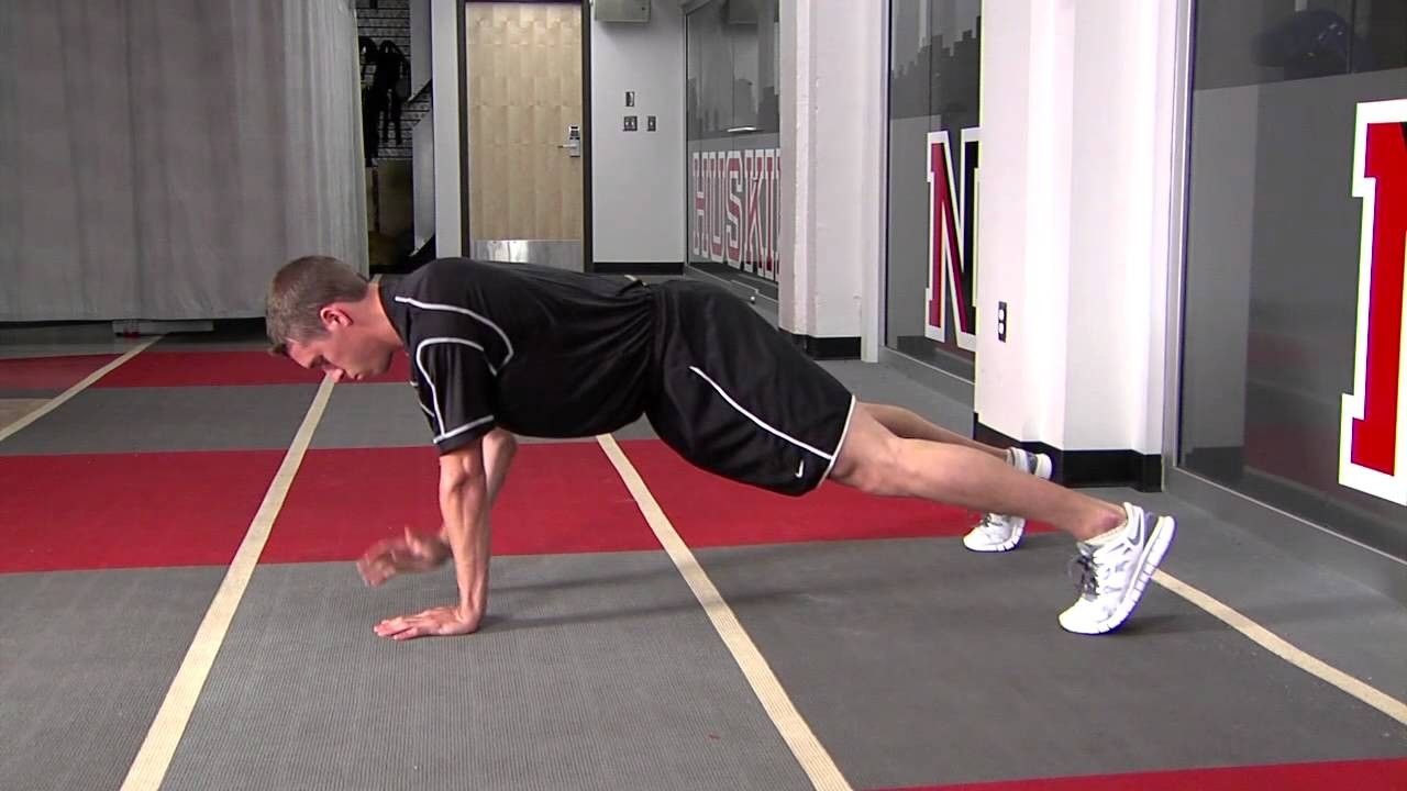 Plank with Shoulder Tap